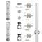 Designer Collection Stainless Steel 78" Strap Sliding Door Hardware NT.1400.05WG.SS - alternate 1